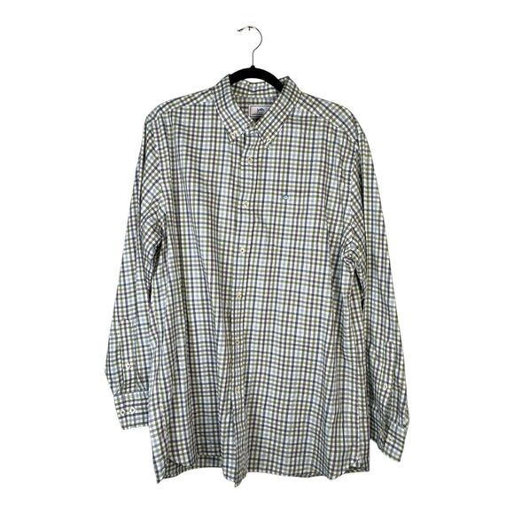 SOUTHERN TIDE Classic Fit Spring Colors Plaid Button Down Shirt Men's Size Large - Picture 1 of 10